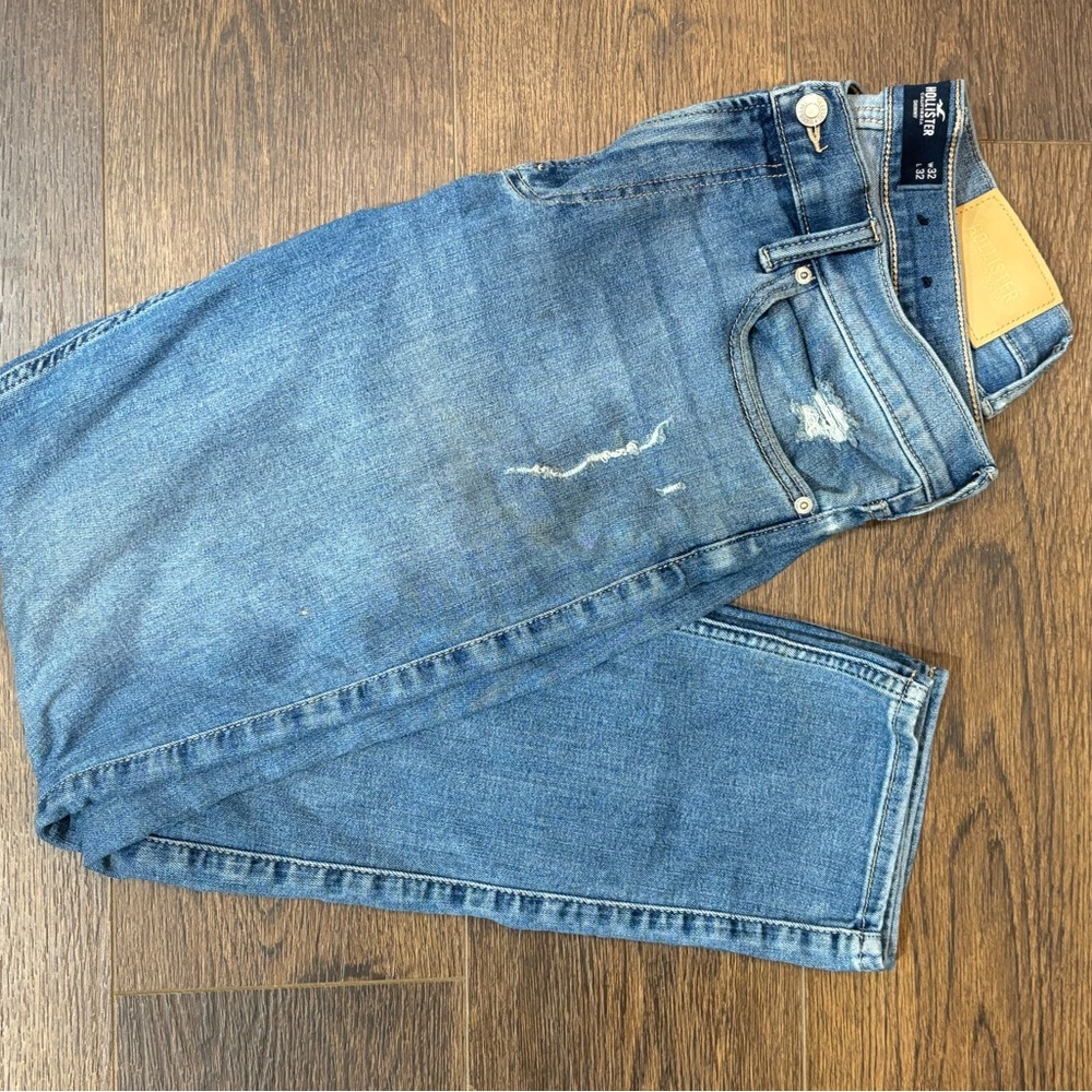 Hollister Men's Light Blue Slim Jeans